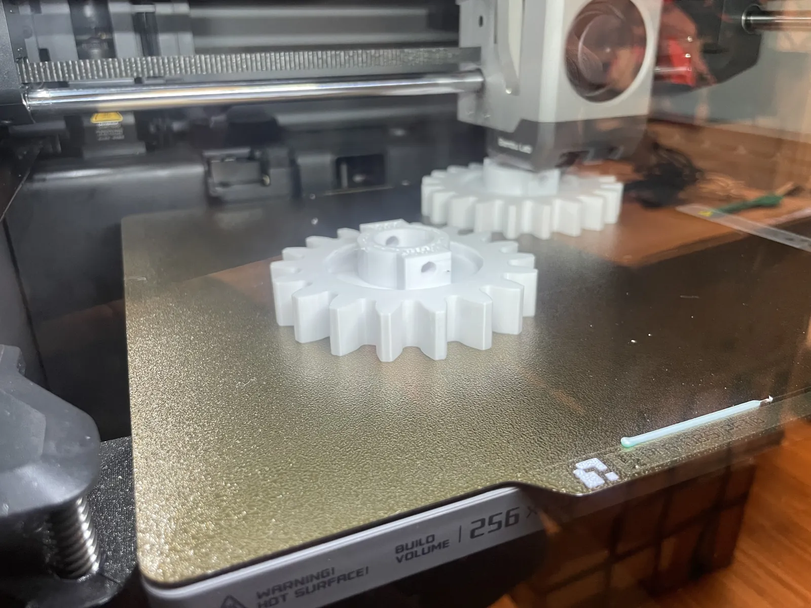 Ersatz-Zahnrad entsteht im 3D-Drucker